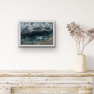 Frozen Motion: Abstract Ocean Art