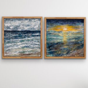 Where Light Meets the Sea - Set of two
