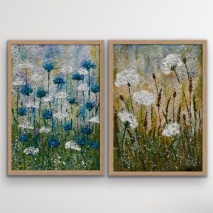 Silent Blossoms - Set of Two