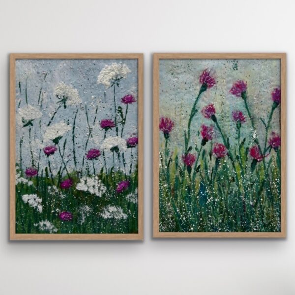 Ethereal Wildflowers - Set of Two
