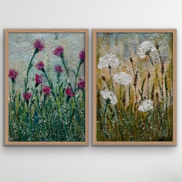 Serene Blooms - Set of Two